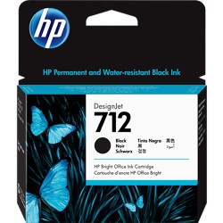 Cartucho De Tinta HP 712 Negro 3ED71A 80ml DesignJet
