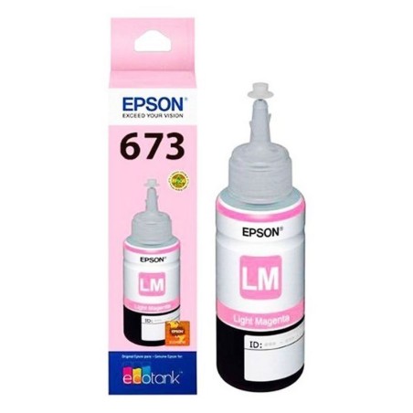 Botella De Tinta Epson 673 Light Magenta T673620 70ml L800 L805