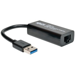 Adaptador De Red Tripp Lite NIC USB 3.0 a Gigabit Ethernet Negro