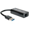 Adaptador De Red Tripp Lite NIC USB 3.0 a Gigabit Ethernet Negro