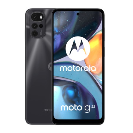 Celular Smartphone Moto G22 6.53" Negro 4GB 128GB