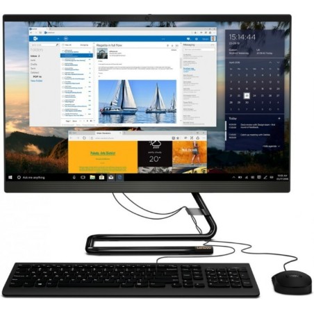 All In One Lenovo IdeaCentre 3 22IMB05 Corei3 10100T 4GB 1TB Sata 21.5" Linux Negro