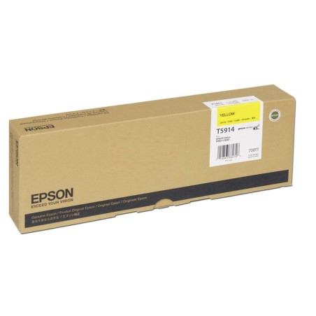 Cartucho De Tinta Epson T5914 Yellow 700ml UltraChrome K3 Stylus Pro 11880