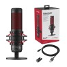 Microfono HyperX QuadCast Negro Rojo USB 4P5P6AA
