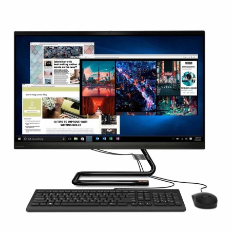 All In One Lenovo 22ADA05 AMD Ryzen5 3500U 4GB 1TB Sata 21.5" Linux Negro