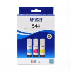 Botella De Tinta Epson 544 Cyan Magenta Yellow T544520-3P L3110 L3150