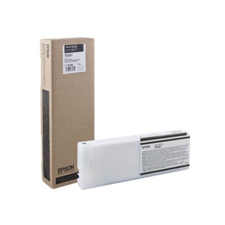Cartucho De Tinta Epson T6361 Photo Black 700ml Plotter Stylus Pro 9700