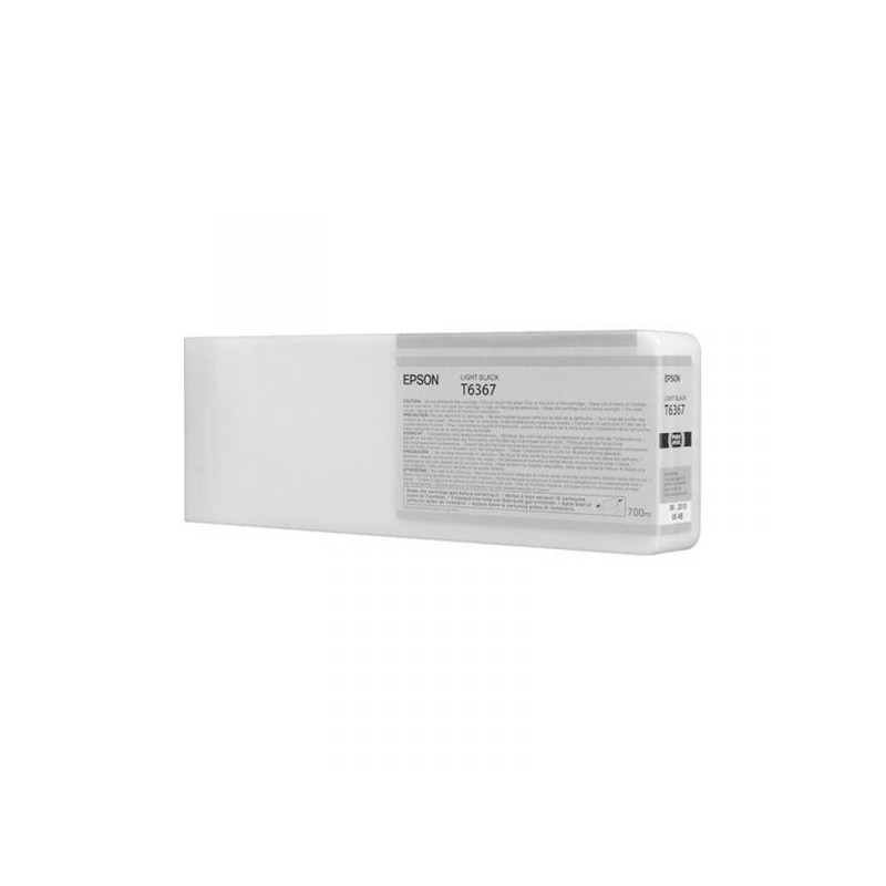 Cartucho De Tinta Epson T6367 Light Black 700ml Plotter Stylus Pro 9700