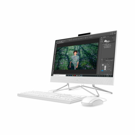 All In One HP 24-DF0006LA Pentium J5040 4GB 1TB 23.8" W10H Blanco