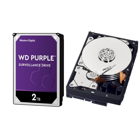 Disco Duro 2TB Western Digital Purple 3.5" 5400rpm Sata 6Gbs
