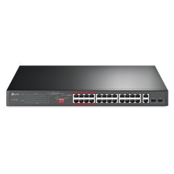 Switch Tp-Link TL-SL1226P 24 Puertos 10/100 2 Puertos Gigabit PoE+ No Administrable
