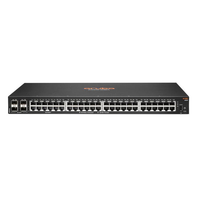 Switch HP Aruba CX 6000 48 Puertos Gigabit 4SFP Capa 2 R8N86A Administrable