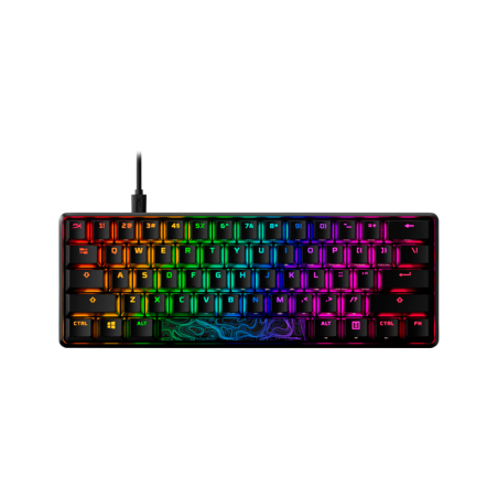 Teclado HyperX Alloy Origins 60 Gamer Switch Aqua Ingles USB HKBO1S-AB-US/G