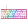 Teclado HyperX Alloy Origins 60 Gamer Rosado Rojo Ingles USB HKBO1P-RB-US/G