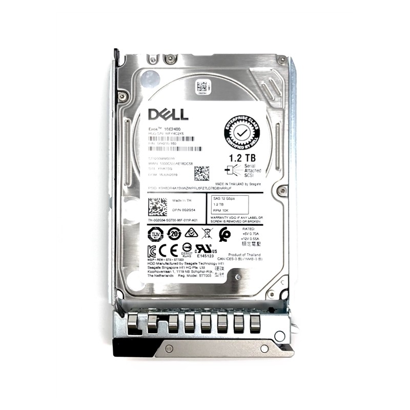Disco Duro 1.2TB Dell 10Krpm SAS 12Gbps 512e 2.5" Hot-Plug 400-ATJL