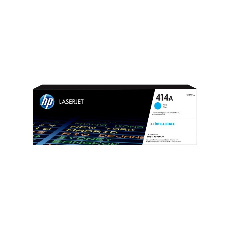 Toner HP 414A Cyan W2021A 2.100 Paginas M454 M479