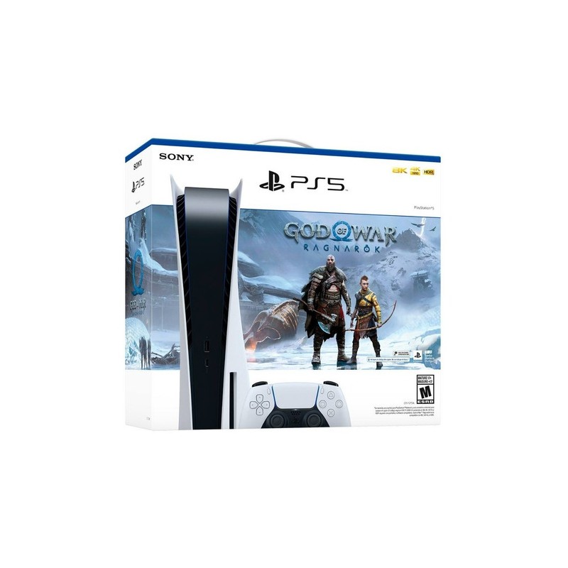 Consola Sony Play Station 5 Ps5 HW 12155 Estandar Edition + God Of War Ragnarok