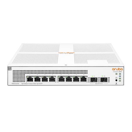 Switch HP Aruba Instant On 1930 8 Puertos Gigabit PoE 2SFP Administrable Class4 JL681A