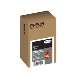 Cartucho De Tinta Epson 748XXL Black Negro 10.000 Paginas WF-6090 WF-6590