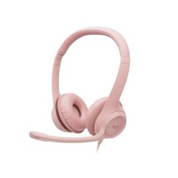 Diadema Logitech H390 Rosado USB Con Microfono
