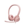 Diadema Logitech H390 Rosado USB Con Microfono