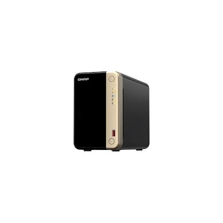 Sistema de Almacenamiento Nas Qnap El TS-264 es un compacto NAS de 2 bahías
