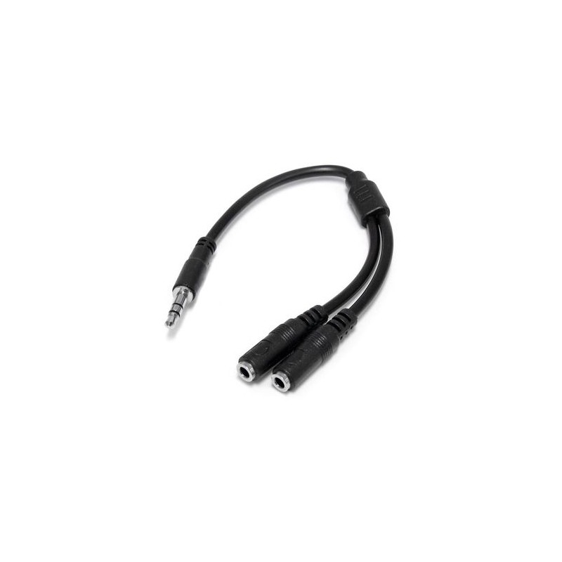 Cable Divisor StarTech Slim Stereo Y Cable 3.5 to 2x 3.5mm