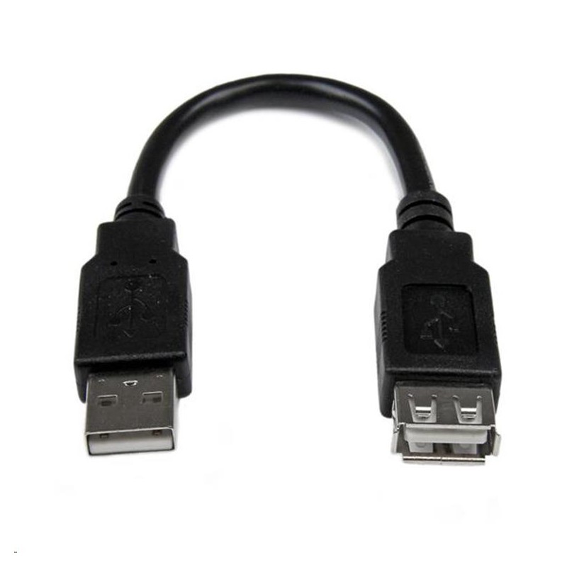 Adaptador StarTech 6in USB 2.0 Ext Adapter Cable A to A M/F