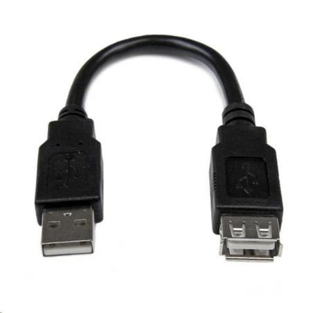 Adaptador StarTech 6in USB 2.0 Ext Adapter Cable A to A M/F