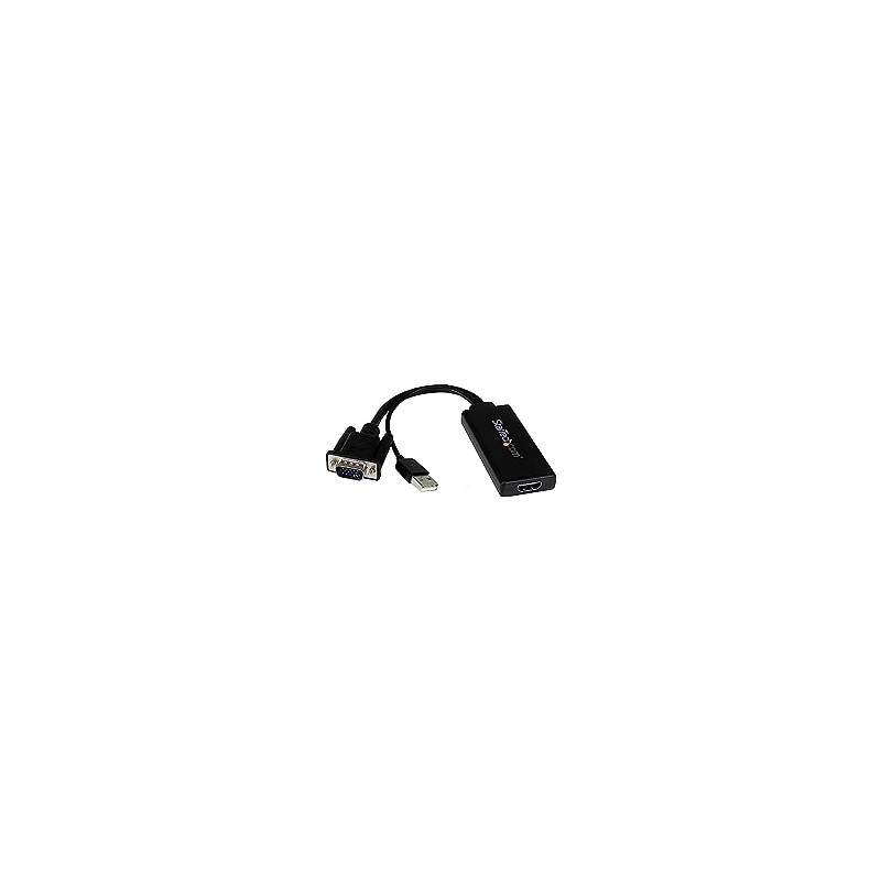 Adaptador StarTech VGA to HDMI Adapter with USB Audio Power