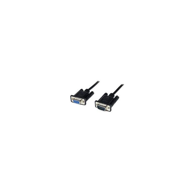 Cable StarTech 1m Black DB9 RS232 Null Modem Cable F/M