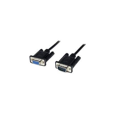 Cable StarTech 1m Black DB9 RS232 Null Modem Cable F/M