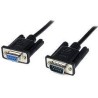 Cable StarTech 1m Black DB9 RS232 Null Modem Cable F/M
