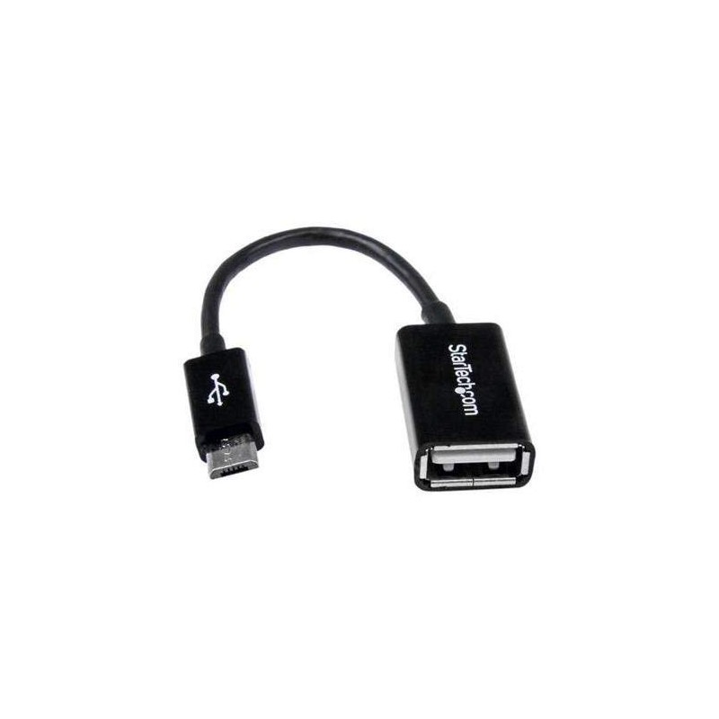 Cable StarTech  12cm Micro USB a USB A Hembra OTG