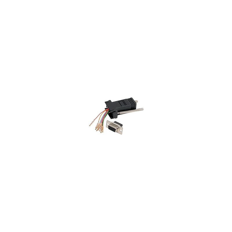 Adaptador StarTech DB9 to RJ45 Modular Adapter - F/F