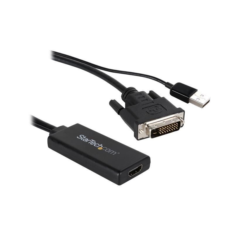 Adaptador de Video DVI a HDMI con Audio