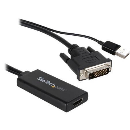Adaptador de Video DVI a HDMI con Audio
