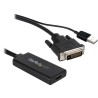 Adaptador de Video DVI a HDMI con Audio