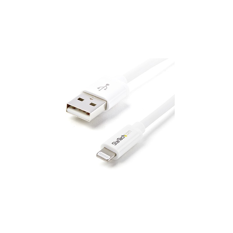 Cable StarTech 2m White 8-pin Lightning to USB Cable