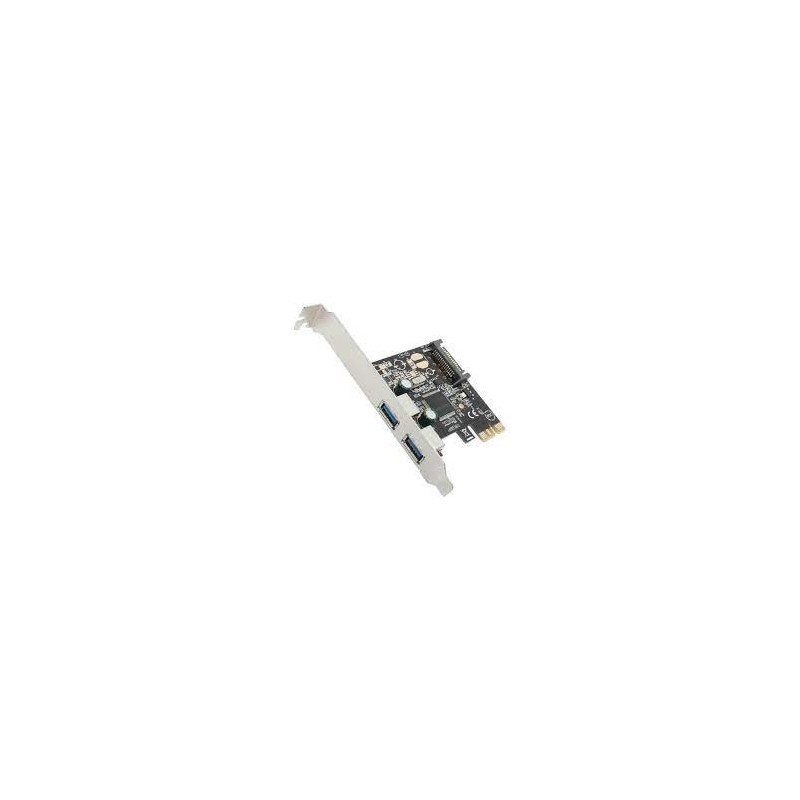 Tarjeta PCI 2 Port PCIe USB 3.0 Card w/ SATA Power