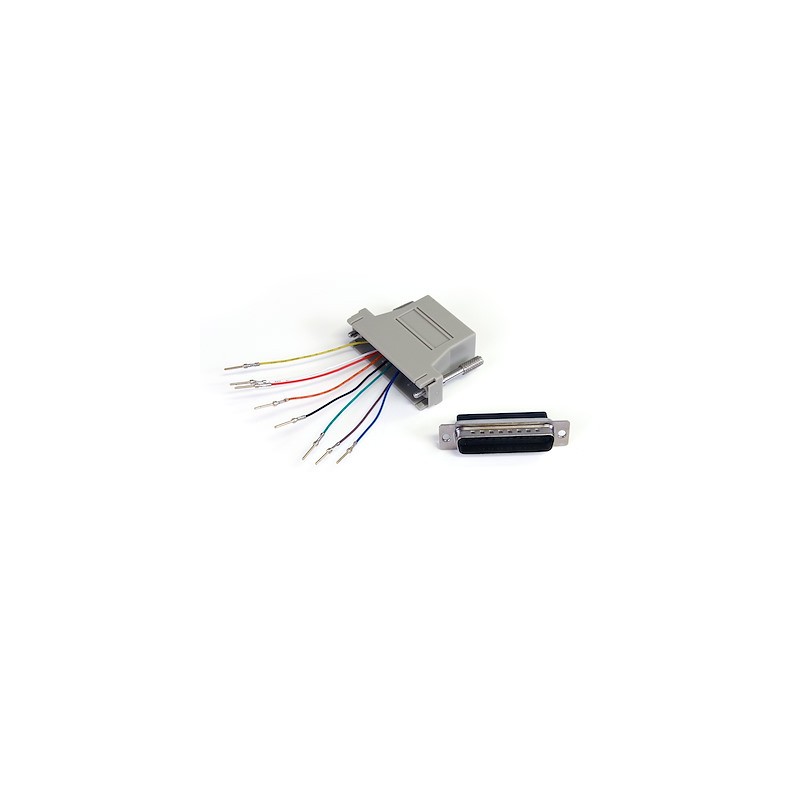 Adaptador StarTech DB25 to RJ45 Modular Adapter - M/F