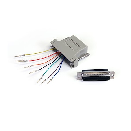 Adaptador StarTech DB25 to RJ45 Modular Adapter - M/F