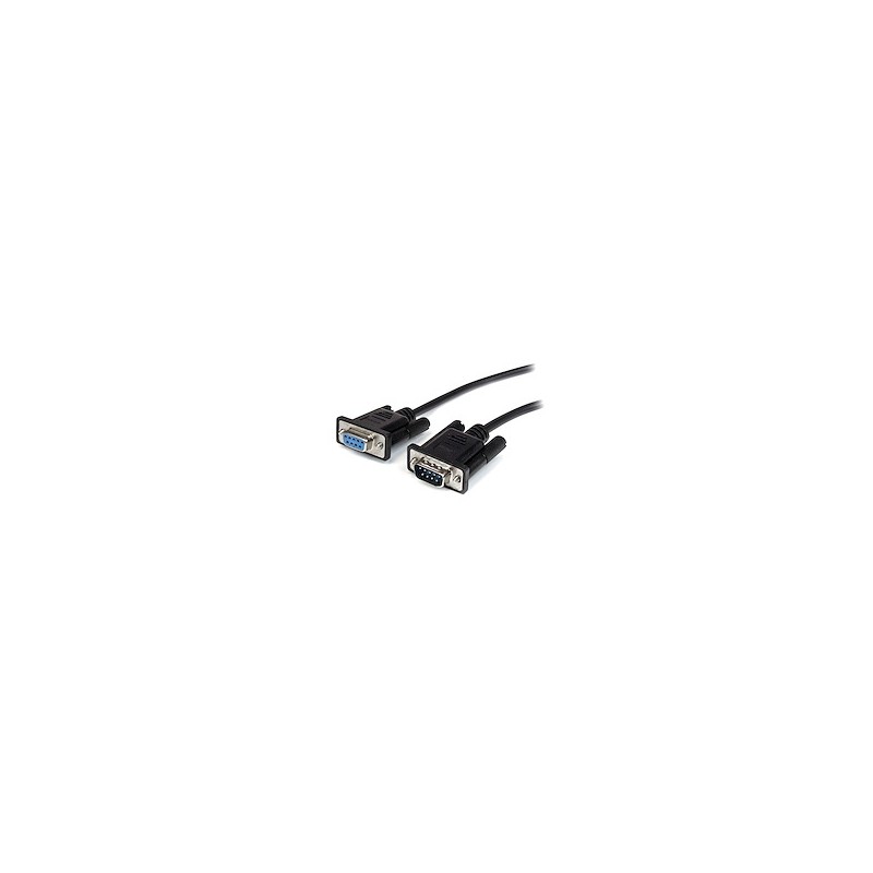 Cable StarTech 2m Straight Through Serial Cable M/F BK