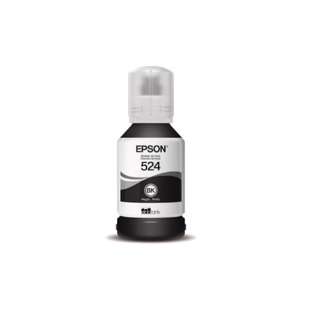 Botella De Tinta Epson 524 Negro 7.500 Paginas T524120-AL Original