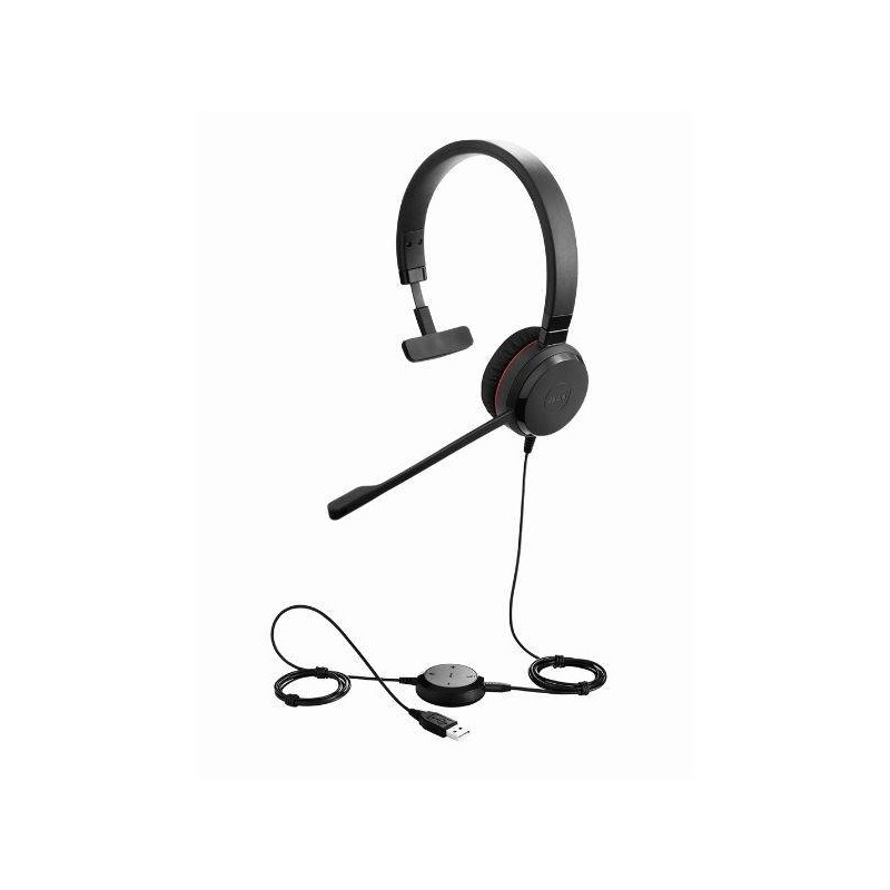Diadema Jabra Evolve 30 II Mono MS Stereo USB 3.5mm Con Microfono