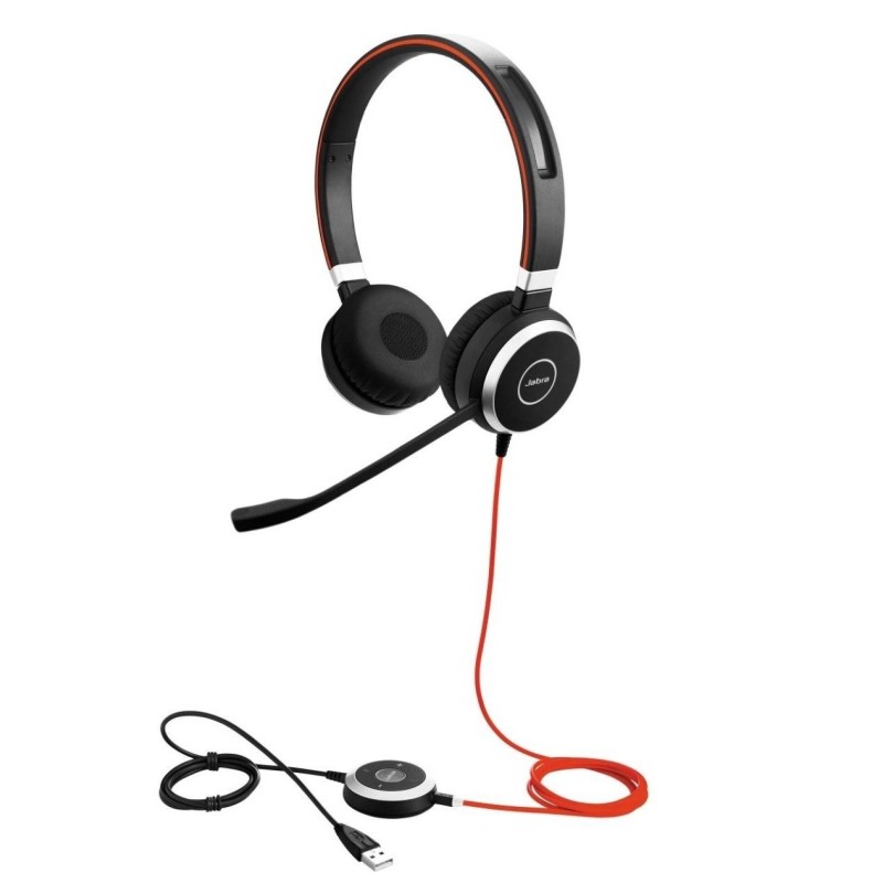 Diadema Jabra Evolve 40 Duo Stereo MS USB 3.5mm Con Microfono