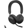 Diadema Jabra Evolve2 75 Duo MS Stereo Inalambrico Bluetooth USB Con Microfono
