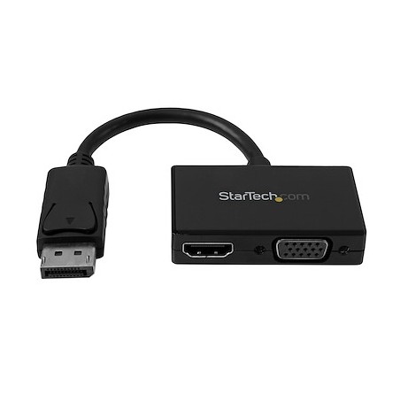 Adaptador StarTech Travel A/V adapter: DP to VGA / HDMI
