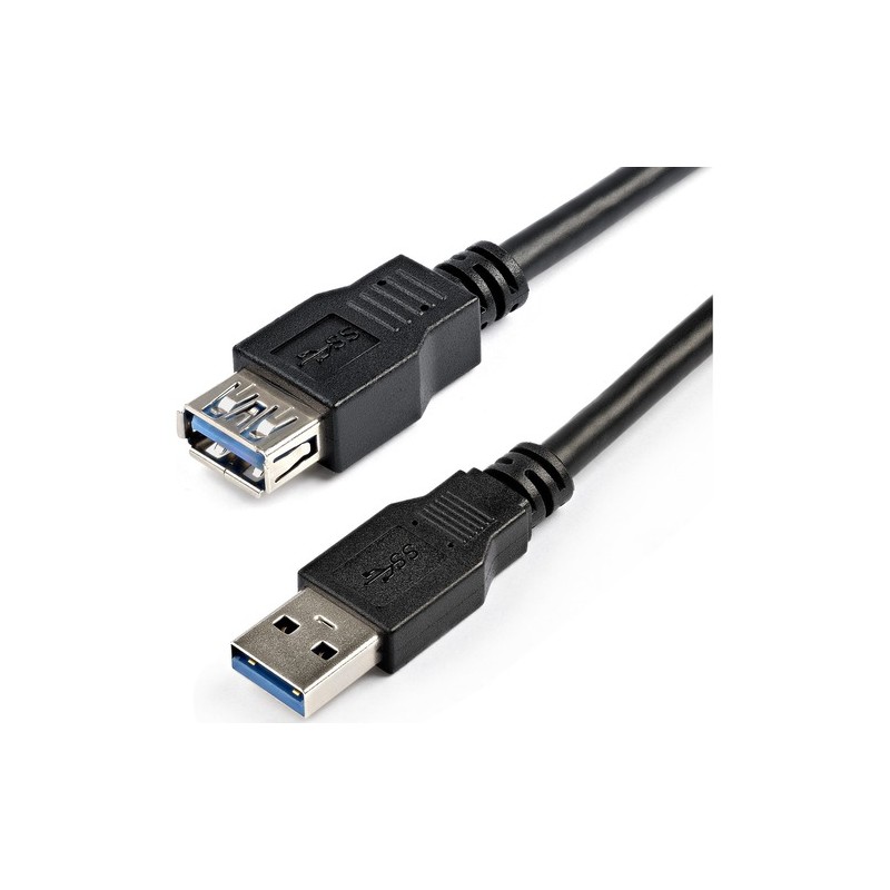 Cable StarTech 2m Black USB 3.0 Extension Cable M/F