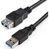 Cable StarTech 2m Black USB 3.0 Extension Cable M/F